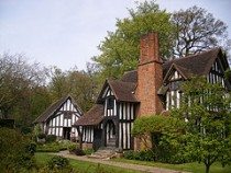 Timber frame house