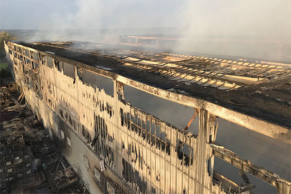 Twinwood storage Fire