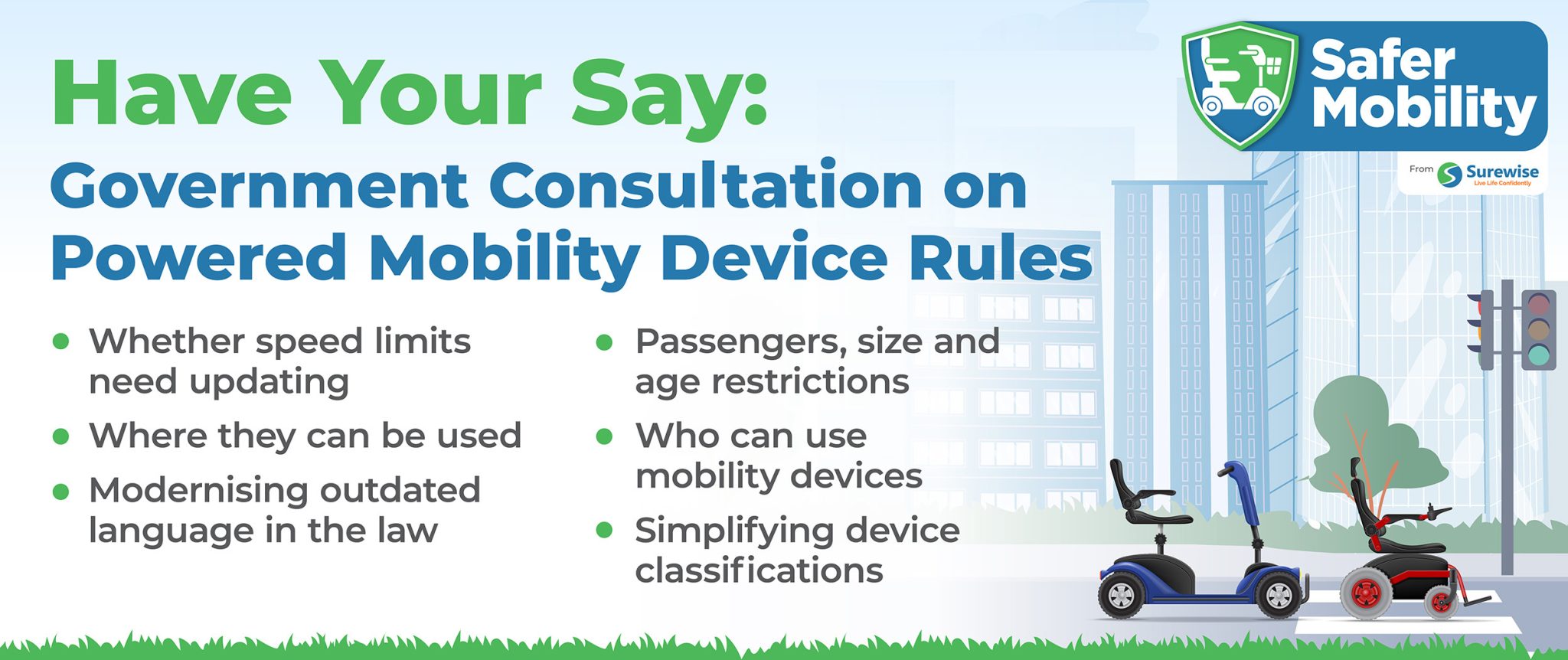 Mobility Rulers Government Consultation on the Future of Mobility Device Laws